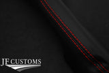 RED STITCH  FULL DASH HANDLE LEATHER COVER FOR LAND ROVER DEFENDER 07-16