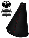 RED STITCHING MANUAL LEATHER GEAR GAITER FITS MINI COOPER R50 R53 2001-2006