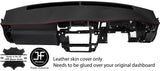 RED STITCH DASH DASHBOARD REAL LEATHER COVER FITS NISSAN PATROL Y61 CUSTOM NEW