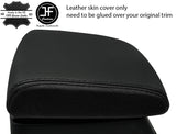 BLACK BLACK 2 TONE ARMREST LID REAL LEATHER COVER FOR SUZUKI GRAND VITARA 06-15