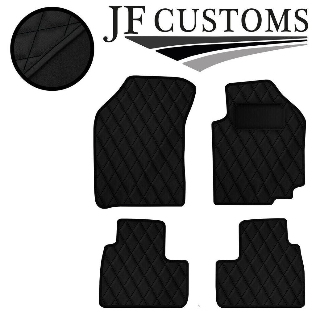 BLACK DIAMOND VINYL 4XTAILORED FLOOR CARPET FOR SUZUKI SWIFT AUTO 05-10 JF1