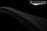 GREY LUX-STITCH LEATHER 3X DASH TRIM COVERS FOR LAND ROVER DEFENDER 07-16