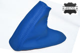 BLUE LEATHER FITS BMW E36 E46 HANDBRAKE GAITER  1991-2005 E BRAKE BOOT