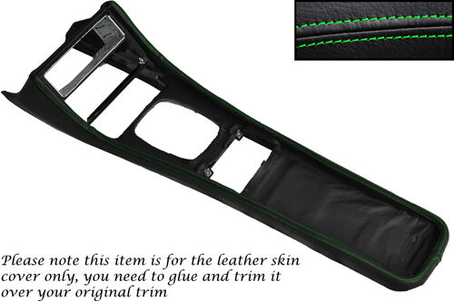 GREEN STITCH FITS PORSCHE 944 968 86-95 CENTRE CONSOLE TUNNEL LTHR COVER ONLY