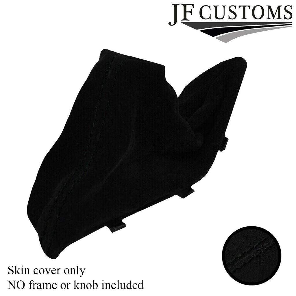 BLACK STITCH SUEDE HANDBRAKE GAITER FOR BMW 1 F20 F21 2011-2018 CUSTOM NEW