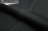 LIGHT GREY STITCHING TOP-GRAIN LEATHER ARMREST LID COVER FITS VOLVO V50 04-08