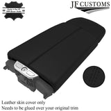 FOR BMW 6 SERIES F12 F13 F06 11-18 BLACK STITCH ITALIAN LEATHER ARMREST COVERS