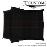 RED STITCH SUEDE HEADLINER ROOF COVER FOR FIAT 500 & ABARTH 07-15 3DR CUSTOM NEW