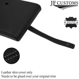 GREY STITCH LEATHER ARMREST COVER FITS JENSEN INTERCEPTOR MK2 MK3 69-76
