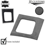 GREY SUEDE COVERED MANUAL SHIFT SURROUND TRIM + FRAME FOR FORD MUSTANG 87-93