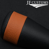 FITS LAMBORGHINI GALLARDO 2005 ORANGE & BLACK LEATHER SCREW-ON GEAR KNOB