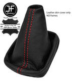 RED STITCH REAL LEATHER MANUAL GEAR GAITER FITS RENAULT FLUENCE ROYLE 10-17