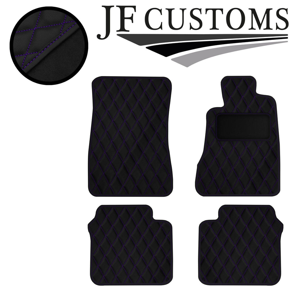 PURPLE DIAMOND STITCH VINYL 4X TAILORED FLOOR CARPETS FOR LEXUS GS 300 07-13 JF1