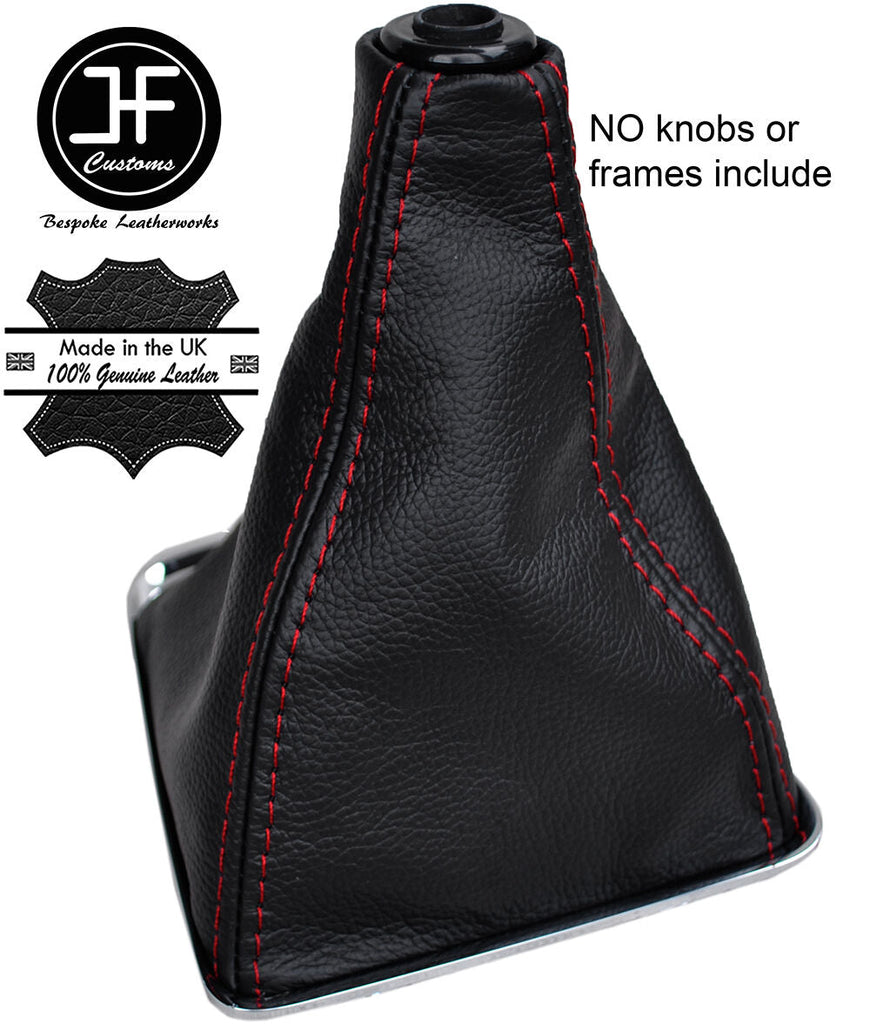 RED STITCH MANUAL LEATHER GEAR GAITER FITS VAUXHALL OPEL ZAFIRA C 2012-2016