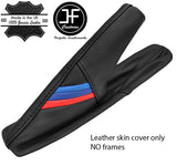 BLACK STITCH TRI STRIPE TOP GRAIN LEATHER HANDBRAKE GAITER FITS BMW Z3 1995-2004