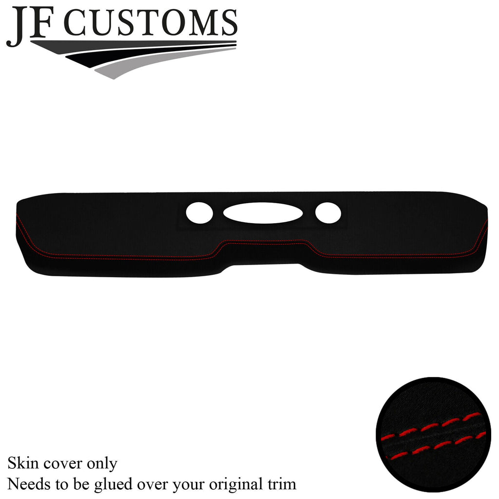 D RED STITCHING LUXE-SUEDE TOP DASH DASHBOARD COVER FITS FORD MUSTANG 1964-1965