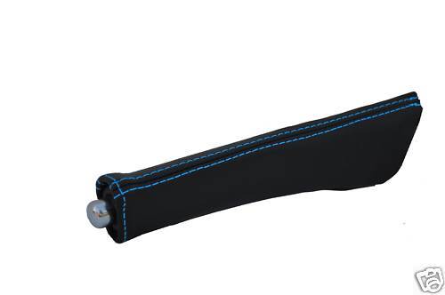 FITS PEUGEOT 306 HANDBRAKE GAITOR GAITER LEATHER L BLUE ST CUSTOM NEW MADE IN UK