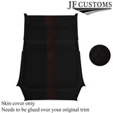 DSG2 RED STITCH LUXE SUEDE HEADLINER COVER FOR RENAULT CLIO MK3 05-09 5DR