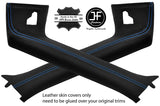 BLUE STITCH 2X A PILLAR LEATHER COVERS FITS BMW Z4 E85 ROADSTER 03-09 STYLE 2