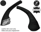 BLACK STITCH HANDBRAKE GAITER REAL LEATHER COVER FITS JEEP GRAND CHEROKEE 05-10