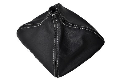 WHITE STITCHING FITS DODGE NITRO 07-12 LEATHER GEAR SHIFT BOOT GAITER CUSTOM NEW