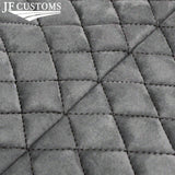 DSG2 BLACK STITCH L GREY LUXE SUEDE HEADLINER COVER FOR AUDI A4 B7 04-09 SALOON