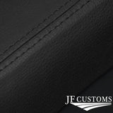 FOR CHEVROLET CAMARO 2016-2020 BLACK LEATHER 2X A PILLAR COVER CUSTOM NEW