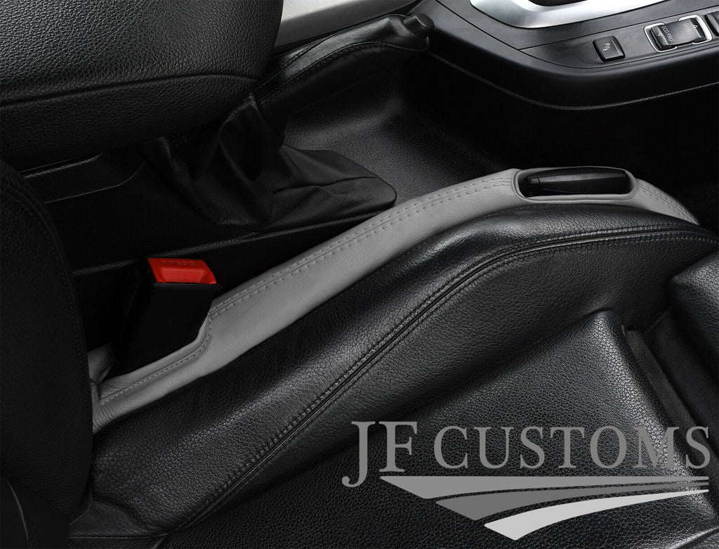 L GREY LEATHER 2X CAR KEY HOLDER PROTECTOR FITS MERCEDES SL R231 2012-2020