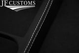 WHITE STITCHING FITS MAZDA MX5 MK1 MIATA 89-94 RADIO SURROUND LEATHER COVER