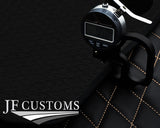 CREAM DIAMOND STITCH VINYL 4XTAILORED FLOOR CARPET FOR JAGUAR F-PACE 16-21 JF1