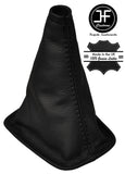 BLACK STITCH REAL LEATHER MANUAL GEAR LEVER GAITER FITS SENTRA 2000-2006