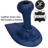 DARK BLUE REAL LEATHER MANUAL GEAR GAITER FITS PORSCHE 986 BOXSTER 1996-2004