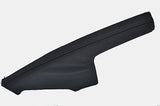 black stitch FITS SKODA FABIA MK2 06-11 LEATHER HANDBRAKE GAITER CUSTOM NEW
