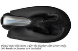 BLACK STITCH FITS PORSCHE 986 BOXSTER & CARRERA 996 LEATHER GEAR KNOB GAITER