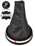 GREY STITCH LEATHER REPLACEMENT GEAR GAITER FITS FORD FIESTA MK6 FUSION 02-08