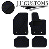 BLUE DIAMOND STITCH VINYL 4X TAILORED FLOOR CARPET FOR JEEP RENEGADE 15-21 JF1