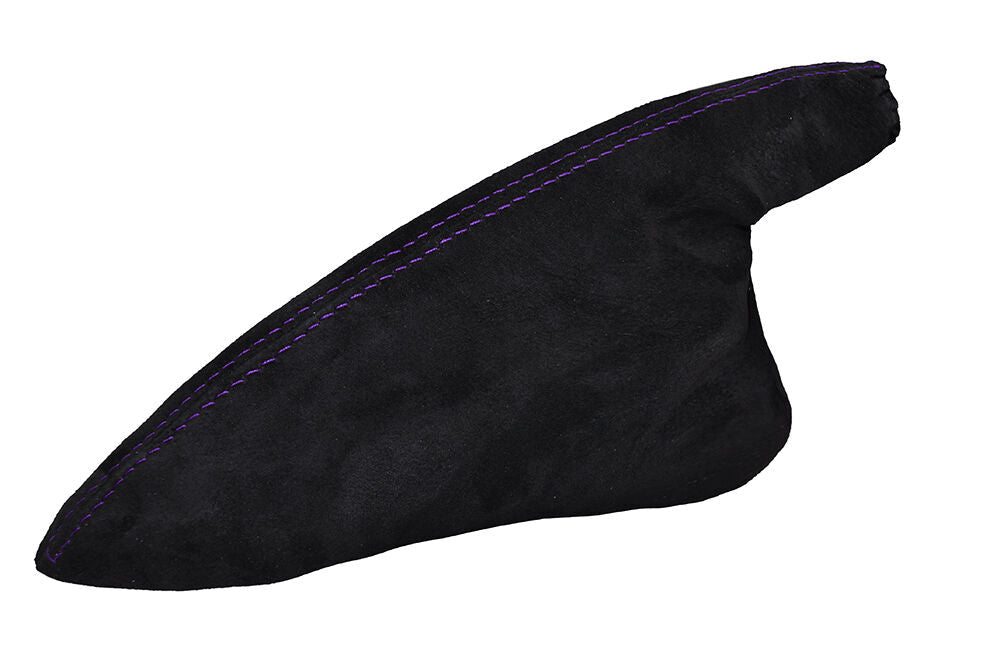 PURPLE STITCHING FITS HONDA CIVIC EP3 TYPE R SI 2001-2005 HANDBRAKE GAITER SUEDE