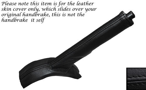 BLACK STITCHING LEATHER HANDBRAKE GAITER FITS NISSAN PATROL Y61 1998-2013