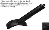 BLACK STITCHING LEATHER HANDBRAKE GAITER FITS NISSAN PATROL Y61 1998-2013