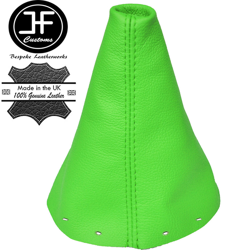 LIGHT GREEN LEATHER FITS DAIHATSU COPEN 2002-2011 GEAR STICK GAITER COVER NEW