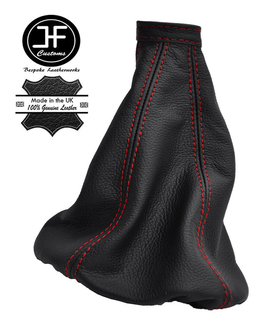 RED STITCH MANUAL LEATHER GEAR STICK GAITER FOR ALFA ROMEO 166 1998-2007