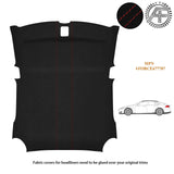 LUXE SUEDE HEADLINER COVER FITS TESLA MODEL S 2012-2016 MADE IN UK