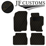 YELLOW DIAMOND STITCH VINYL 4X TAILORED FLOOR CARPETS FOR MAZDA 6 MK1 02-07 JF1
