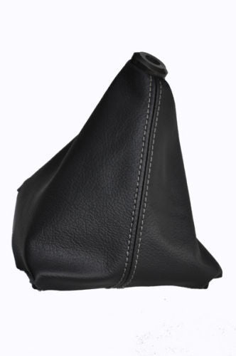 FITS FORD FIESTA MK1 GEAR GAITER LEATHER grey stitching CUSTOM NEW MADE IN UK