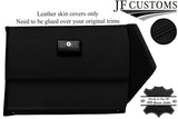 BLACK STITCH ITALIAN LEATHER GLOVEBOX TRIM KIT COVER FITS VW GOLF MK4 98-05