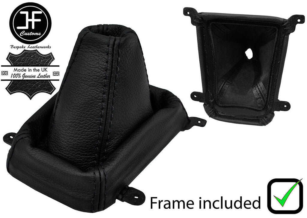 BLACK STITCH LEATHER MANUAL GEAR+PLASTIC FRAME FITS HONDA ACCORD MK7 03-07