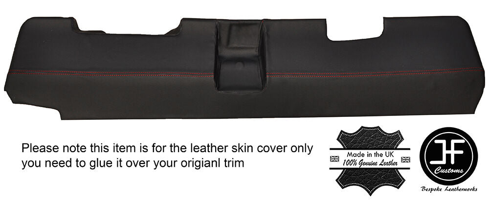 RED STITCHING LOWER DASH DASHBOARD TRIM LEATHER COVER FITS SAAB 900 CLASSIC