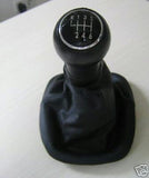 FITS VW GOLF MK4 & BORA BLACK GAITER LEATHER 1998 TO 2005 CUSTOM NEW MADE IN UK