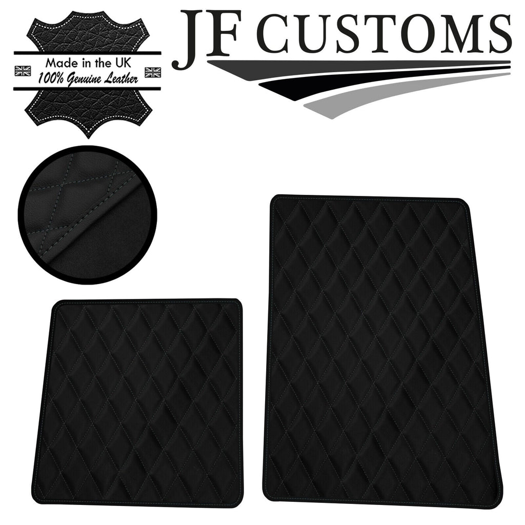 D GREY DIAMOND STITCH VINYL 2X TAILORED FLOOR MAT CARPETS FOR LOTUS ELISE S1