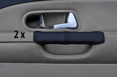 black stitch FITS FORD GALAXY VW SHARAN SEAT ALHAMBRA 00-06 2X HANDLE COVERS